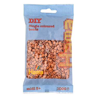 Hama midi strijkkralen - lichtbruin (021), 1000st.