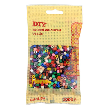 Hama midi strijkkralenmix 3, 1000st.