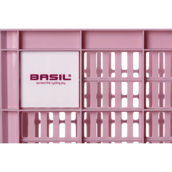 Load image into Gallery viewer, Basil fietskrat S - klein - 17.5 liter - roze
