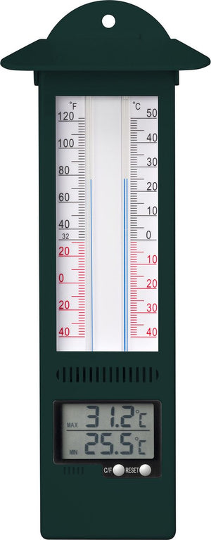 Nature - muurthermometer - min-max - digitaal - thermometer