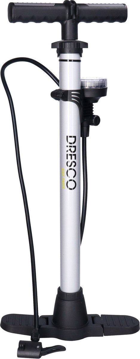 Dresco fietspomp - manometer – zwart