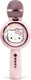 Otl technologies hello kitty - draadloze karaoke microfoon voor kinderen - oplichtend led display - speaker - stemvervorming