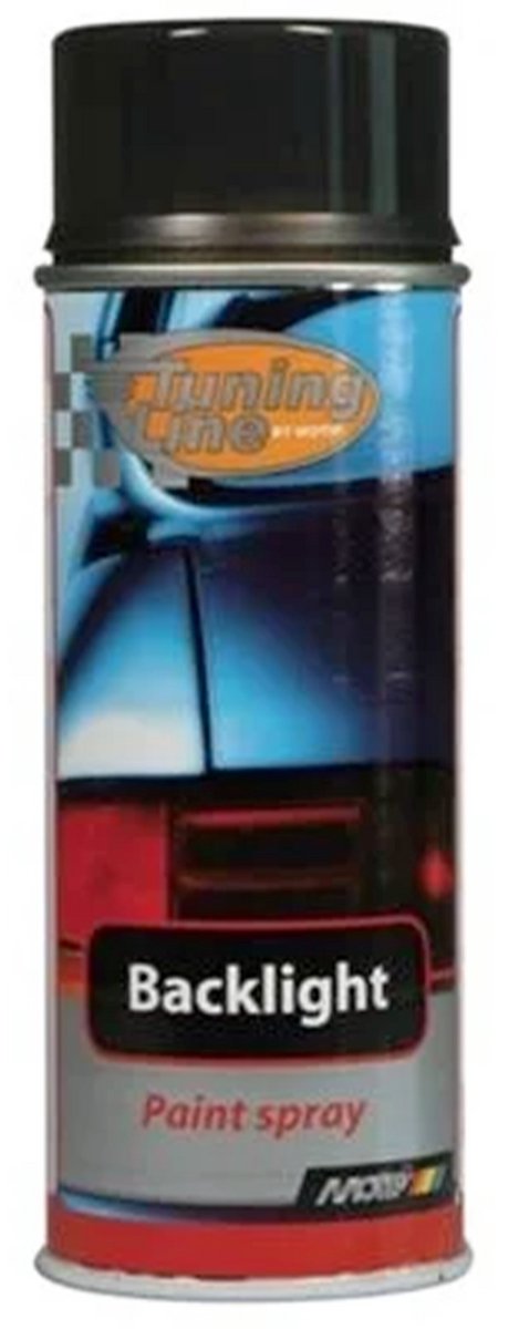 Motip tuning line transparante achterlichtenspray 400 ml zwart
