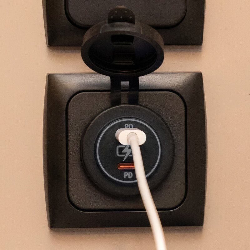 Laden Sie das Bild in Galerie -Viewer, Power line 2x usb-c pd lader
