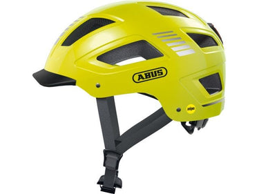 Abus fietshelm hyban 2.0 mips signal yellow m - 52-58 cm - geel - geschikt voor gebruik op elektrische fietsen - stadsfietsen - 420 g