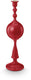 Pip studio kandelaar sphere - kaarsenhouder van metaal - donkerrood - 44cm