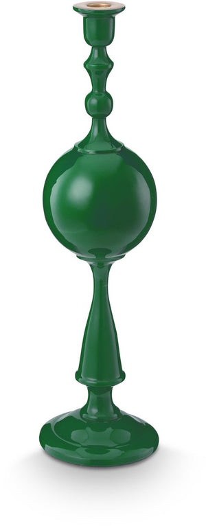 Pip studio - love birds sphere - kandelaar - aluminium - groen - 44 cm