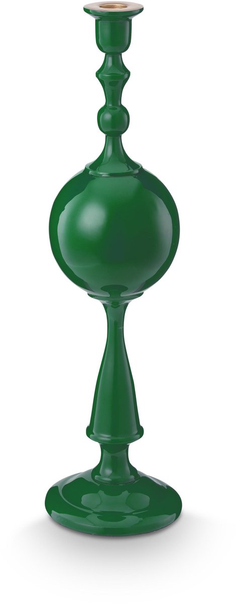 Pip studio - love birds sphere - kandelaar - aluminium - groen - 44 cm