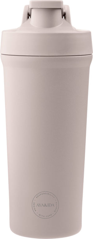 Aya ida - shaker bottle - drinkfles - sport - fitness - shakebeker - 750ml - soft rose