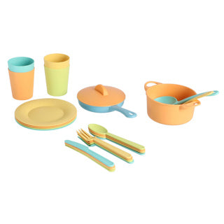 Jipy bioplastic speelgoed pannenset 25-delig | 2 stuks