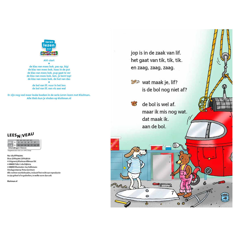 Load image into Gallery viewer, Uitgeverij kluitman de bol van lif, een vis aan wal - avi start
