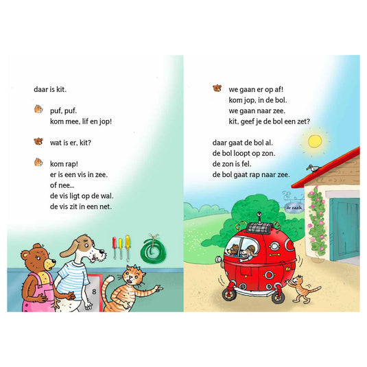 Uitgeverij kluitman de bol van lif, een vis aan wal - avi start