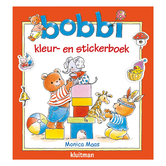 Uitgeverij kluitman bobbi kleur- en stickerboek