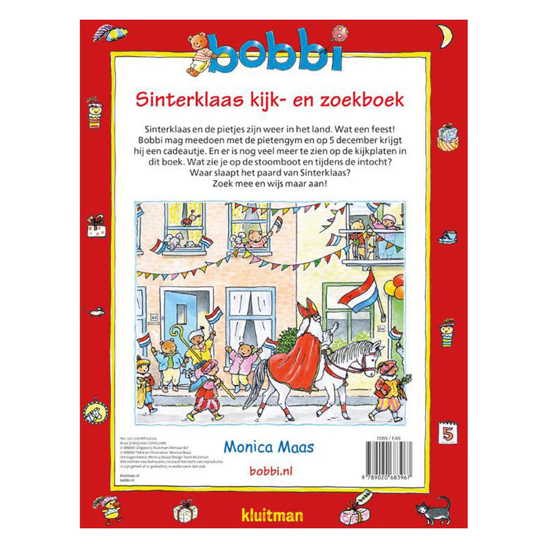 Load image into Gallery viewer, Uitgeverij kluitman bobbi sinterklaas kijk- en zoekboek
