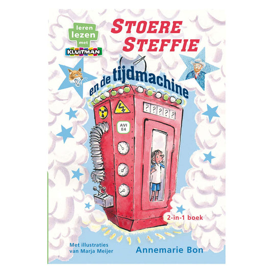 Uitgeverij kluitman stoere steffie en de tijdmachine 2in1 - avi-e4