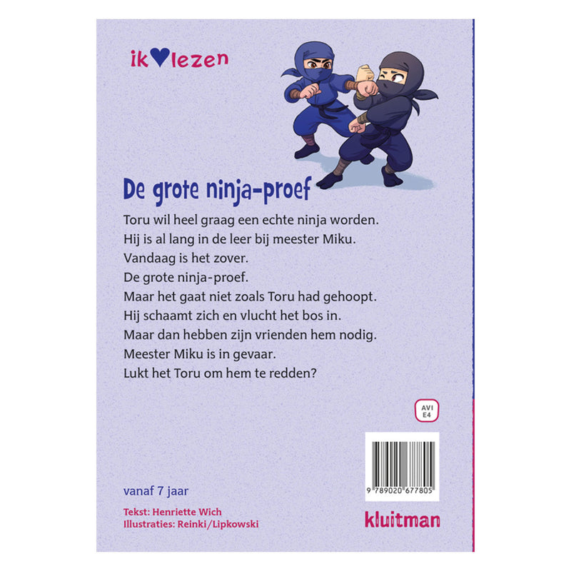 Load image into Gallery viewer, Kluitman de grote ninja proef
