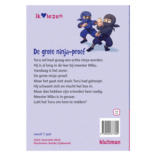 Kluitman de grote ninja proef