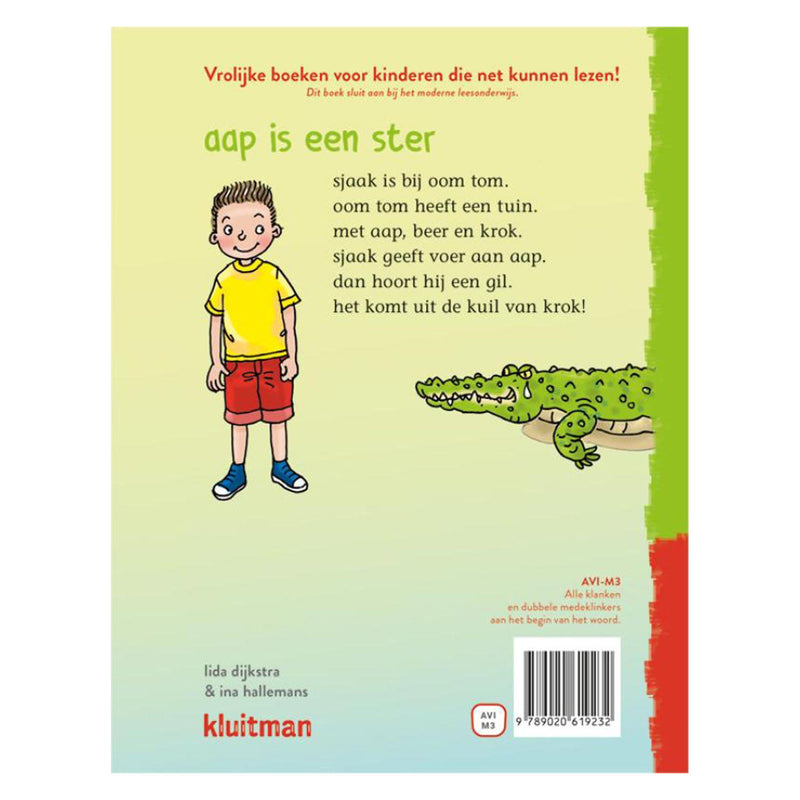 Load image into Gallery viewer, Uitgeverij kluitman lees lees lees - aap is een ster (avi-m3)
