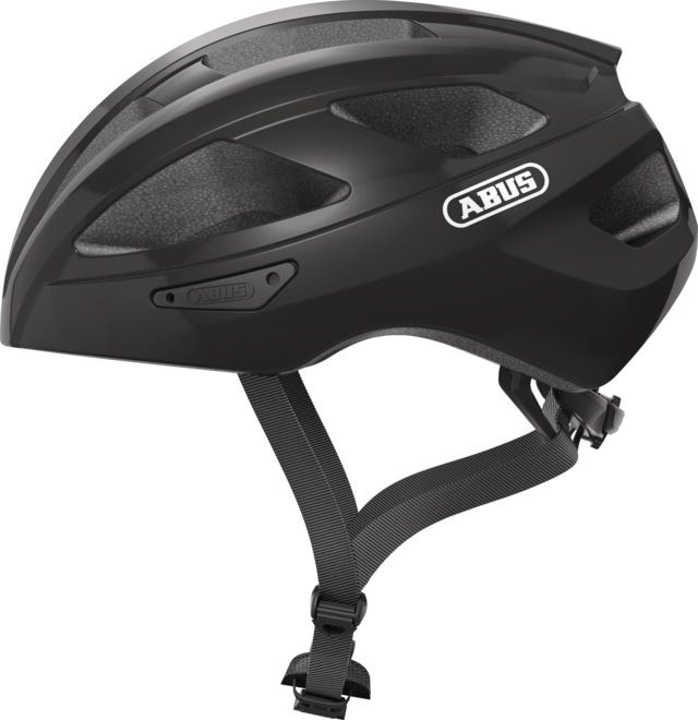 Chargez l'image dans la visionneuse de la galerie, Abus helm MacatGoud shiny velvet Zwart L 58-62cm
