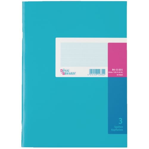 König ebhardt a4 80 g m² 40 vellen grootboek