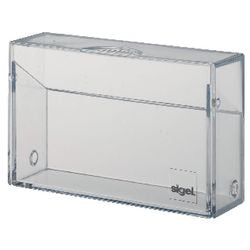 Visitenkaartenbox sigel va110 glashelder