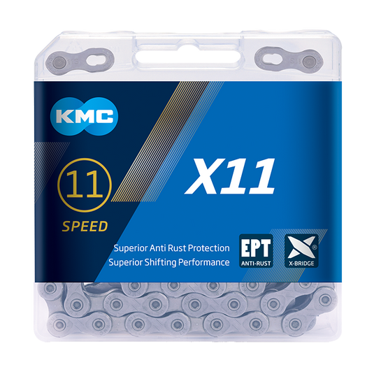 KMC X11 EPT Fietsketting - 118 schakels - Grijs