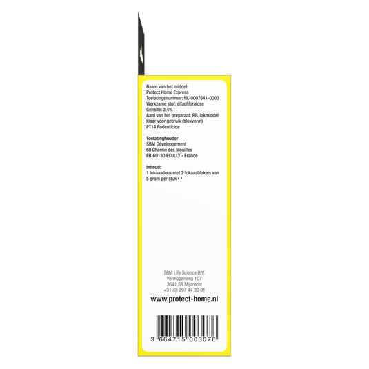 Pro-tect 1066306 - express muizenmiddel 1 stuk | 2 stuks
