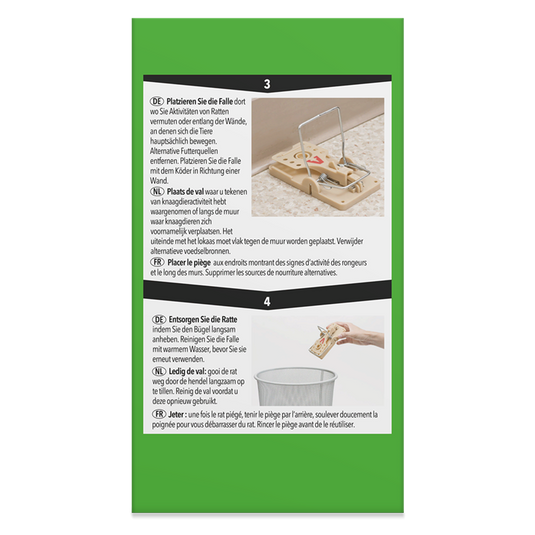 Pro-tect 1066345 - val ratten plastic 2 stuks | 2 stuks