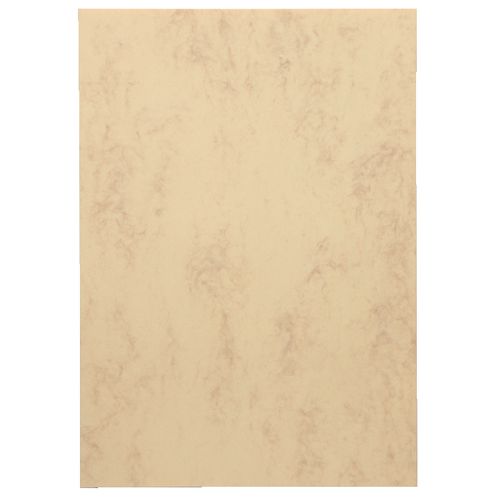 Sigel marmerpapier dp553 a4 200g m2 zandbruin 50 vel