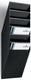 Durable flexiboxx folderhouder. muurbevestiging. 6 compartimenten. a4. zwart