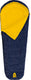 Abbey camp kinderslaapzak - mummiemodel - blauw - 160 x 65 45 cm - tochtrand