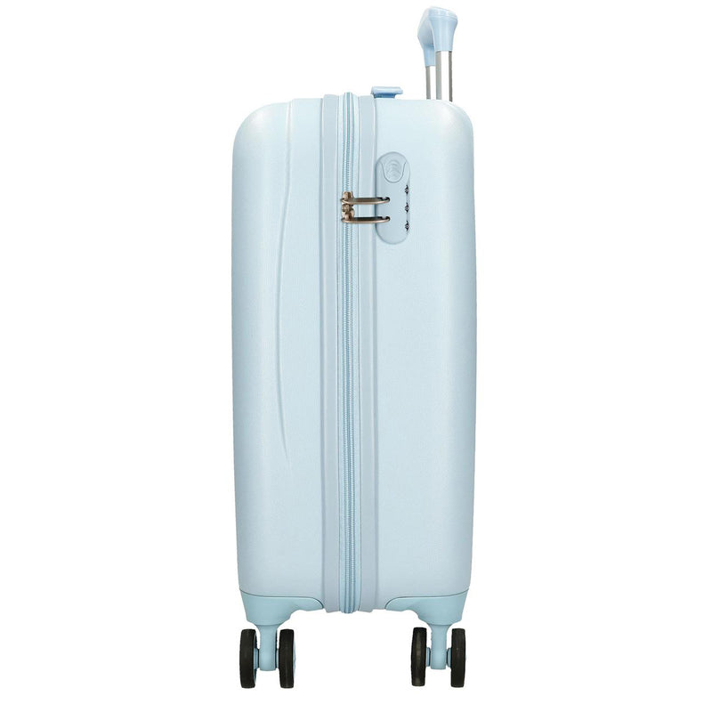 Load image into Gallery viewer, Trolleykoffer happy stitch blauw, 50cm
