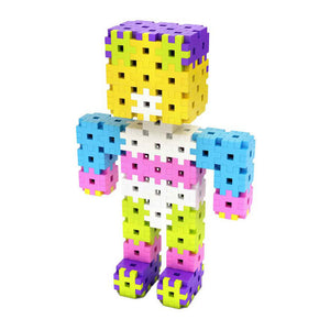 Meli basic roze bouwblokken, 150dlg.