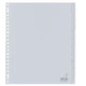 Tabbladen kangaro g410fm-b pp a4 120 micron grijs 10-delig 23gaats venster breed