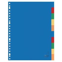Kangaro tabblad a4 blanco pp 120 micron assorti 23-gaats 10-delig