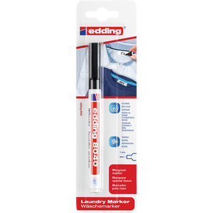 Edding 1024509 - e-8040 1 wasgoedmarker zwart | 5 stuks