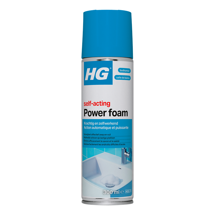 ギャラリービューアに画像をロードする, Hg - badkamer - badkamerreiniger - power foam badkamer - zelf-activerend - 300 ml - 1 stuk
