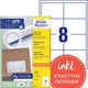 Avery multifunctionele etiketten zweckform quickpeel wit 800 stuks