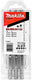 Makita accessoires sds-plus 3-delige borenset