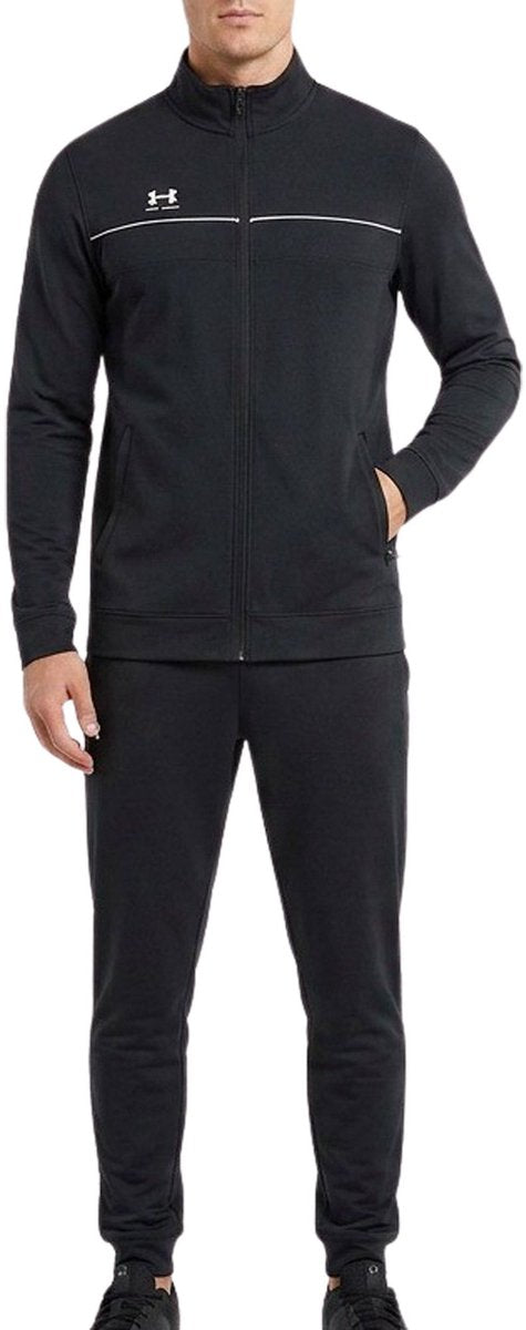 Under armour ua m challenger tracksuit-blk heren trainingspak - zwart - wit