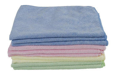 Luva microvezeldoek gebreid ca. 240-grams set ã  10 ca. 40x38 cm assorti kleur