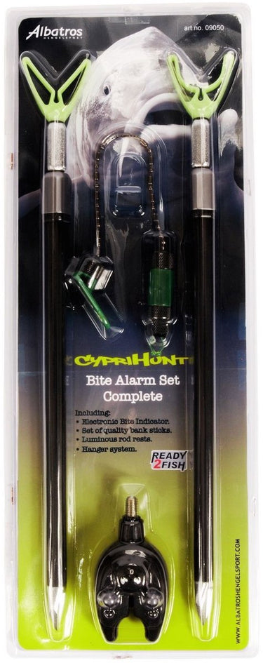 Albatros ready2fish beetmelderset - 2 banksticks - zwart
