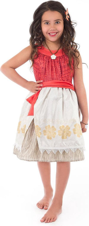 Little adventures - vaiana moana jurk - maat 104 116