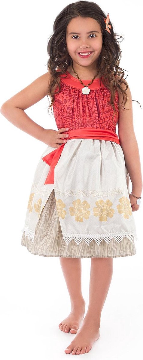 Little adventures - vaiana moana jurk - maat 104 116