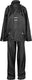 Ralka regenpak waterdicht ademend - junior - reflectie - zwart - 164
