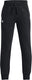 Under armour ua rival fleece joggers-blk jongens sportbroek - zwart - wit