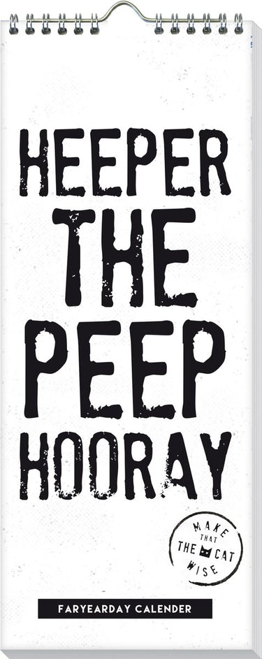 Interstat make that the cat wise verjaardagskalender - heeper the peep hooray