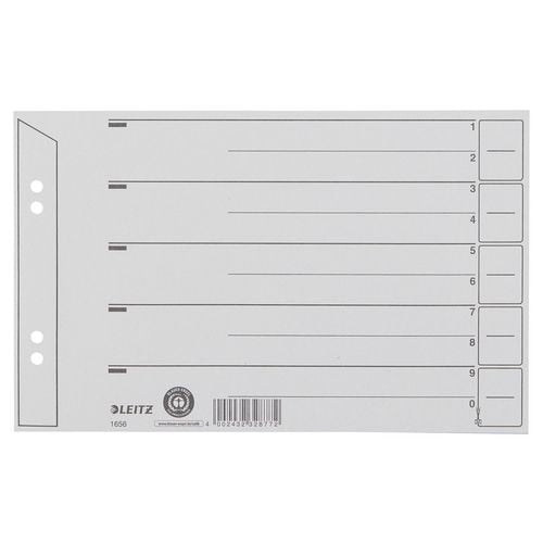 Tabbladen leitz a5 kraftkarton