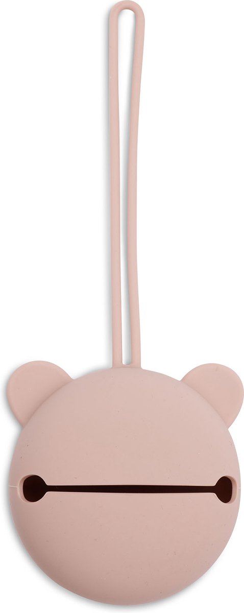 Jollein baby speenhouder siliconen - ø7cm - wild rose