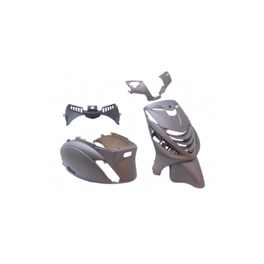 Edge plaatset 5-delig voor piaggio zip-sp vanaf bouwjaar 2000 - mat grijs